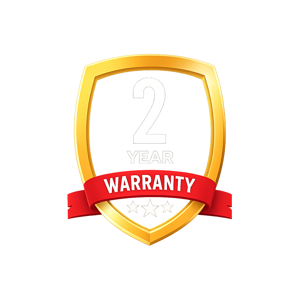 2-Year Warranty Badge