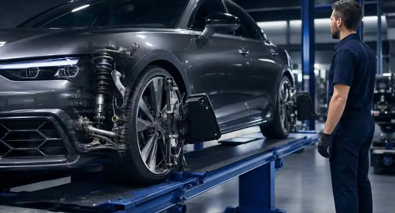 wheel alignment affects suspension steering and safety systems