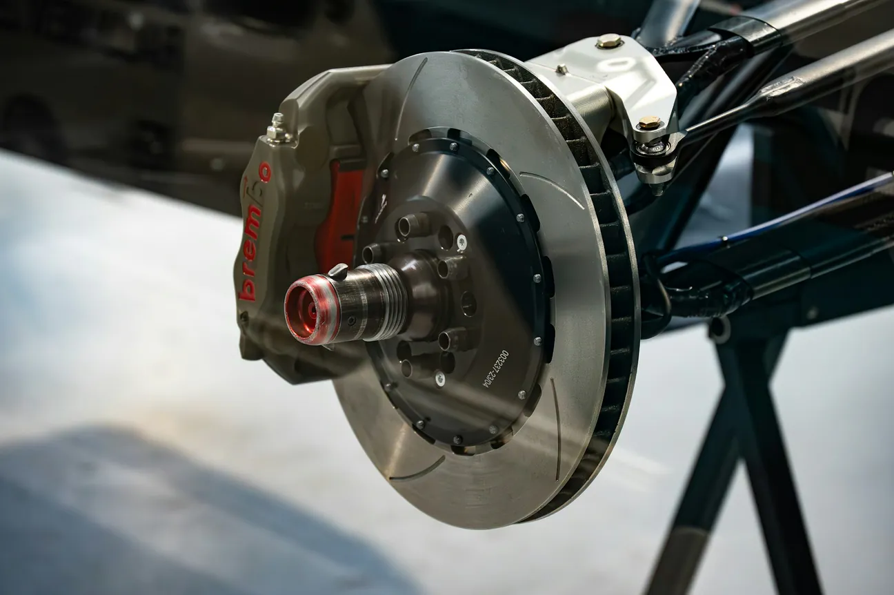 Brake Inspection brake rotor and caliper during a brake inspection